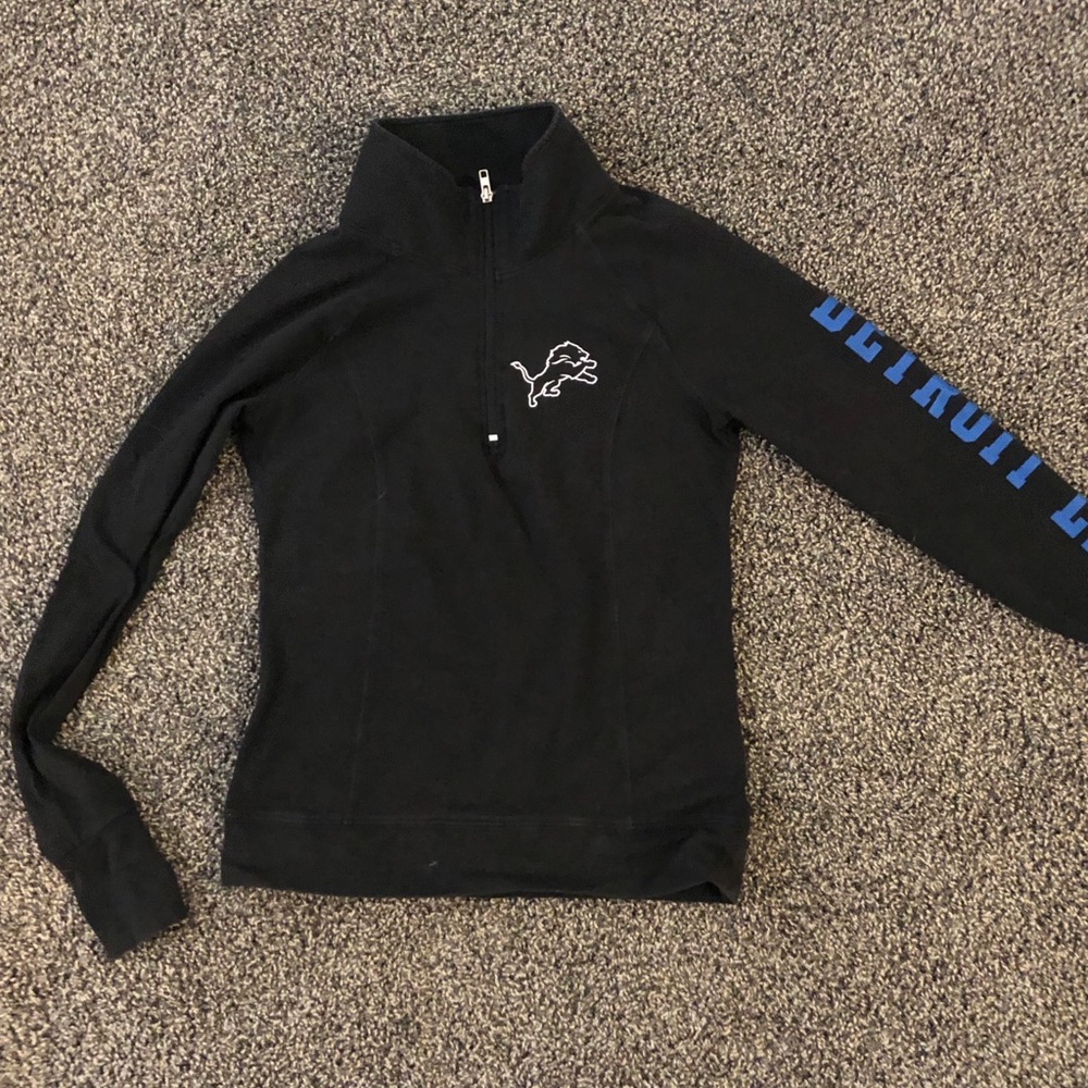 Detroit lions pink pullover